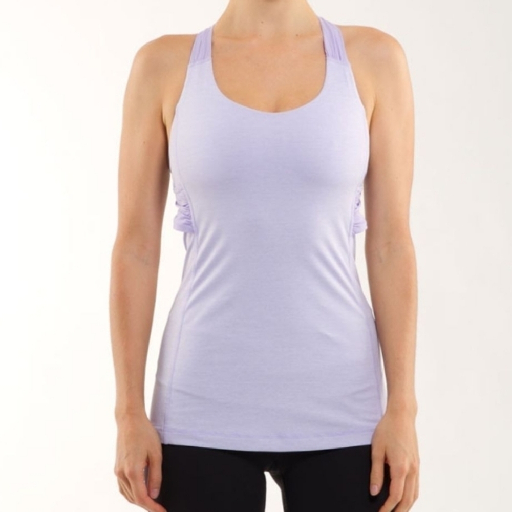 Lululemon Spin Me TankHeathered Lilac / Lilac